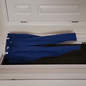 Old Navy Blue Patterned Pixie Pants Metal Clasp size 18